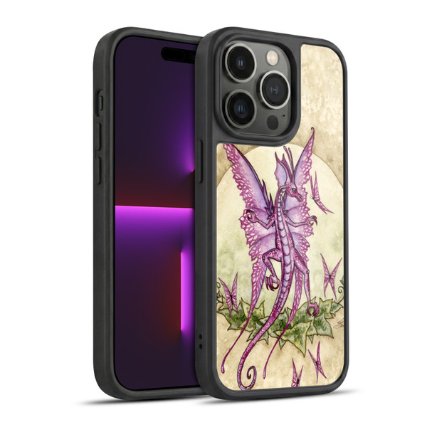 Amy Brown Mythical Pink Dragon Gel Armour Case For Apple iPhone 14 Pro