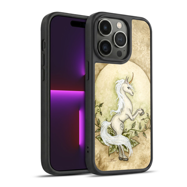 Amy Brown Mythical Unicorn Earth Gel Armour Case For Apple iPhone 14 Pro