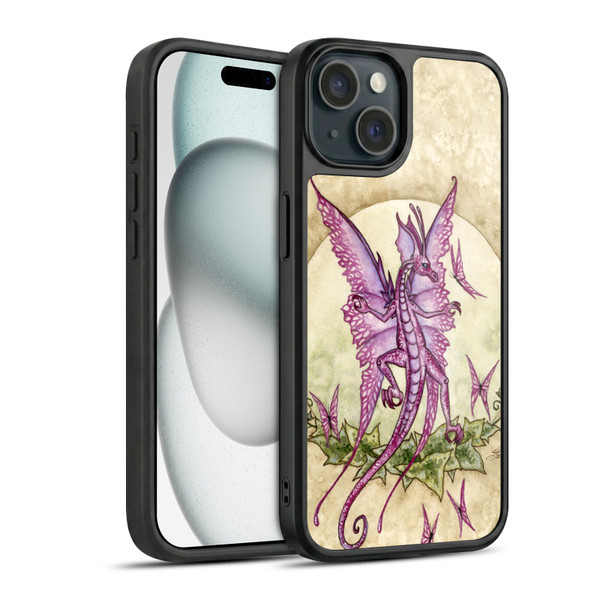 Amy Brown Mythical Pink Dragon Gel Armour Case For Apple iPhone 15
