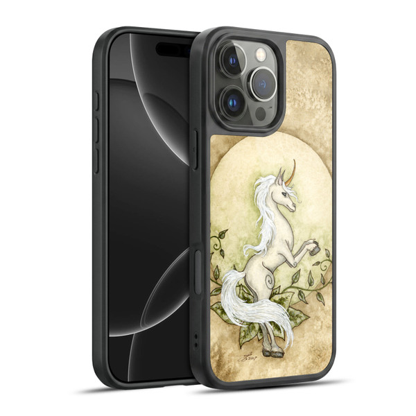Amy Brown Mythical Unicorn Earth Gel Armour Case For Apple iPhone 16 Pro Max