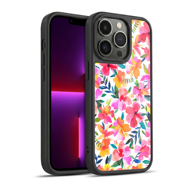 Ninola Floral Hibiscus Gel Armour Case For Apple iPhone 13 Pro
