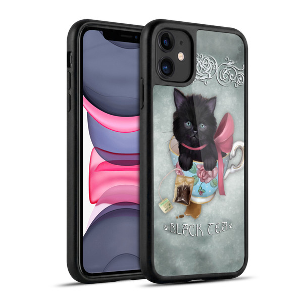 Ash Evans Black Cats Tea Gel Armour Case For Apple iPhone 11
