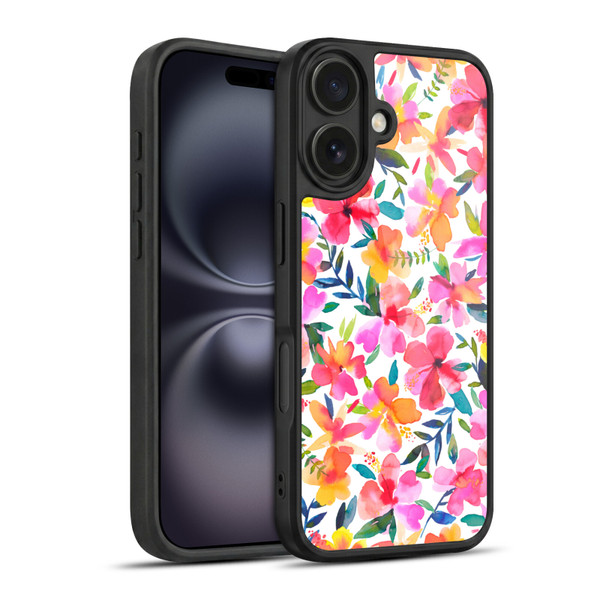 Ninola Floral Hibiscus Gel Armour Case For Apple iPhone 16