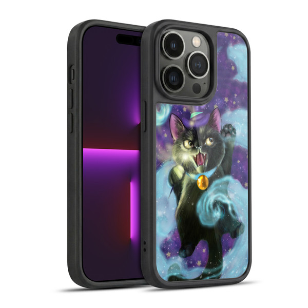Ash Evans Black Cats Magic Witch Gel Armour Case For Apple iPhone 14 Pro