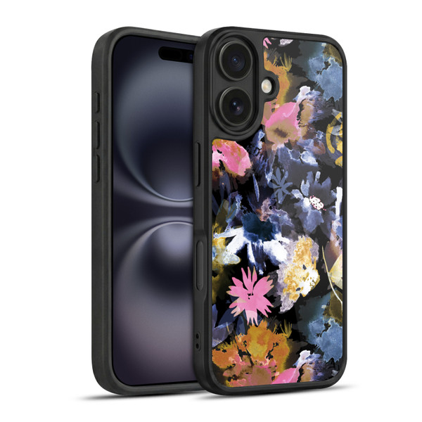 Ninola Floral Spring Memories Dark Gel Armour Case For Apple iPhone 16