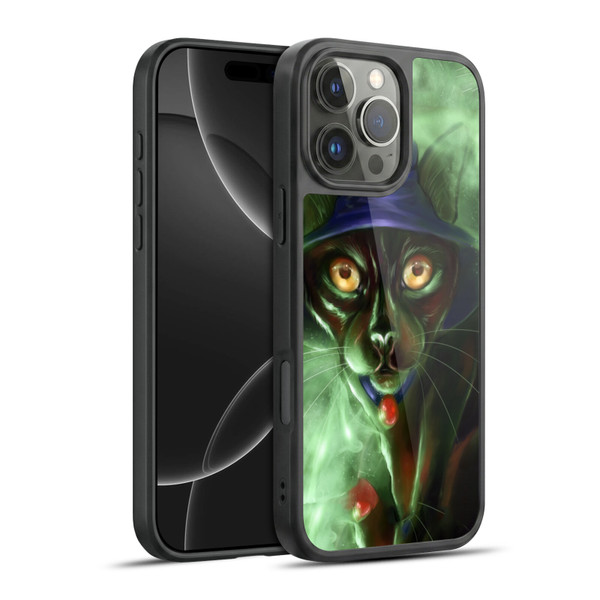 Ash Evans Black Cats Conjuring Magic Gel Armour Case For Apple iPhone 16 Pro Max
