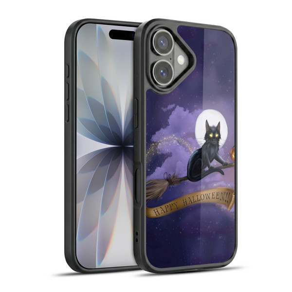 Ash Evans Black Cats Happy Halloween Gel Armour Case For Apple iPhone 17