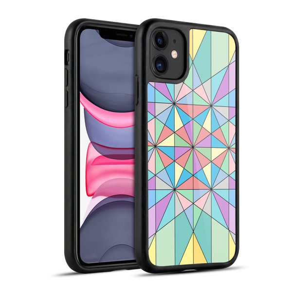 PLdesign Geometric Colourful Pastel Gel Armour Case For Apple iPhone 11