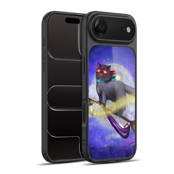 Ash Evans Black Cats Night Fly Gel Armour Case For Apple iPhone 17 Air