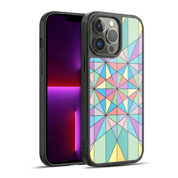 PLdesign Geometric Colourful Pastel Gel Armour Case For Apple iPhone 13 Pro Max