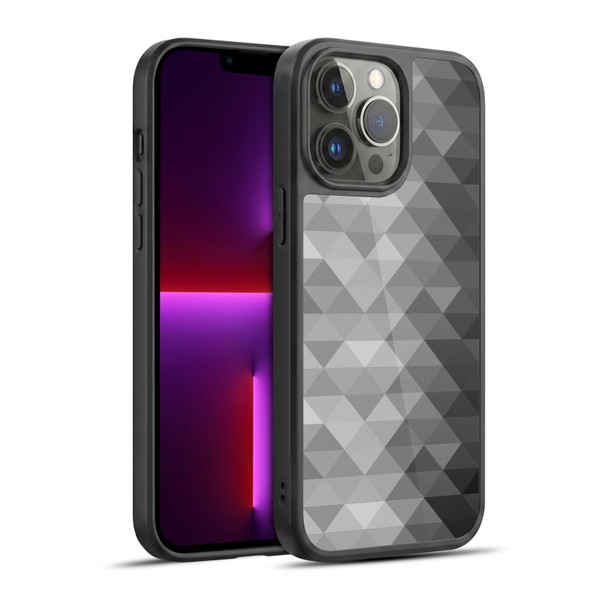 PLdesign Geometric Grayscale Triangle Gel Armour Case For Apple iPhone 13 Pro Max