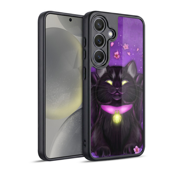 Ash Evans Black Cats Lucky Gel Armour Case For Samsung Galaxy S24 5G