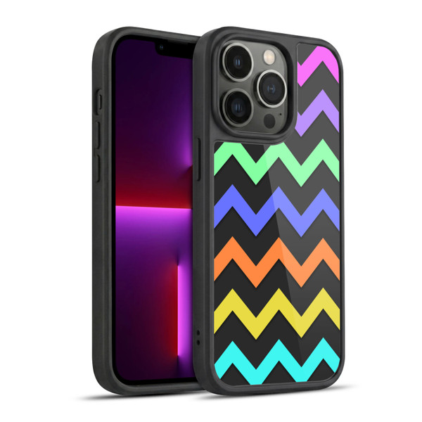 PLdesign Geometric Zigzag Gel Armour Case For Apple iPhone 13 Pro