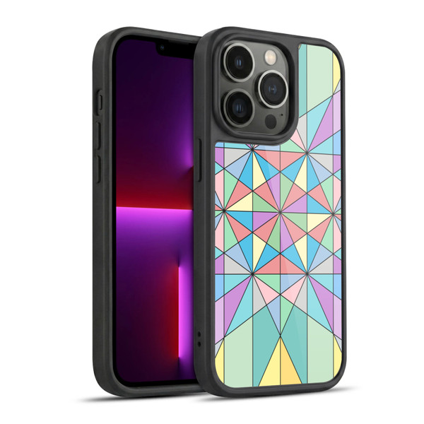 PLdesign Geometric Colourful Pastel Gel Armour Case For Apple iPhone 13 Pro
