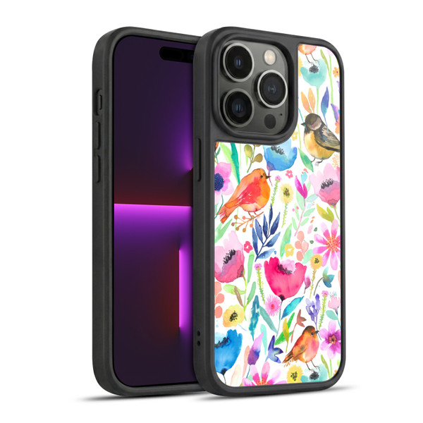 Ninola Summer Patterns Whimsical Birds Gel Armour Case For Apple iPhone 14 Pro