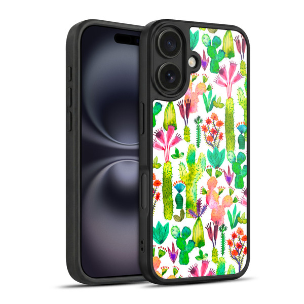 Ninola Summer Patterns Cacti Garden Gel Armour Case For Apple iPhone 16