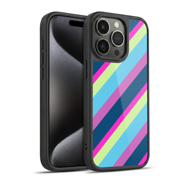 PLdesign Geometric Lines Gel Armour Case For Apple iPhone 15 Pro