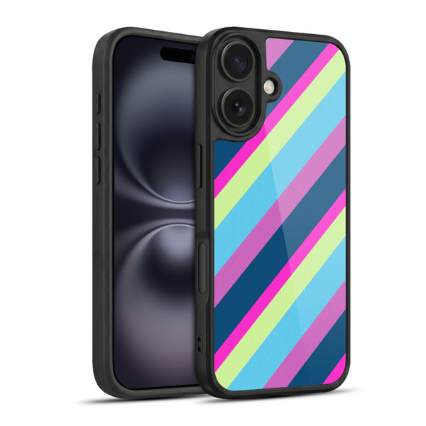 PLdesign Geometric Lines Gel Armour Case For Apple iPhone 16