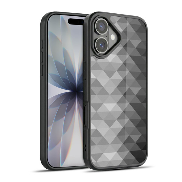 PLdesign Geometric Grayscale Triangle Gel Armour Case For Apple iPhone 17
