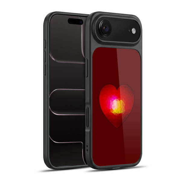 PLdesign Geometric Burning Heart Gel Armour Case For Apple iPhone 17 Air