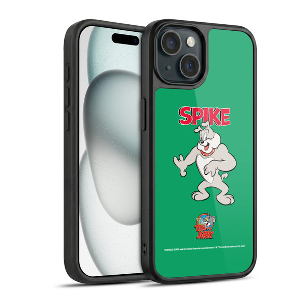 Tom and Jerry Characters Spike Gel Armour Case For Apple iPhone 15