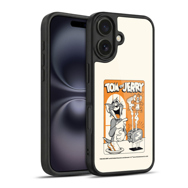 Tom and Jerry Illustration Laugh And Toasted Gel Armour Case For Apple iPhone 16