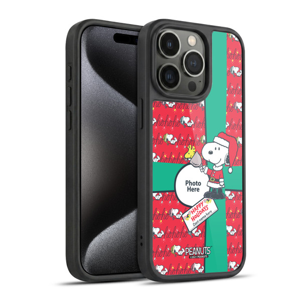 Custom Customised Personalised Peanuts Christmas Gift Gel Armour Case For Apple iPhone 15 Pro