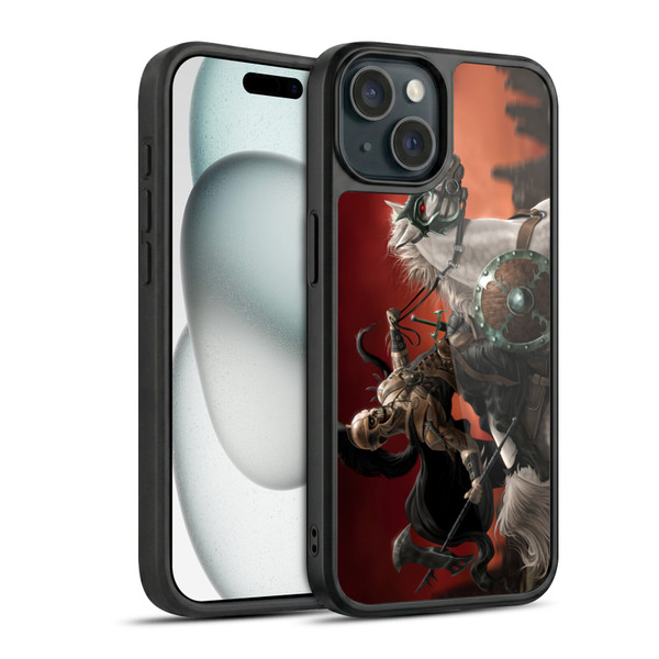Tom Wood Fantasy Dark Rider Gel Armour Case For Apple iPhone 15