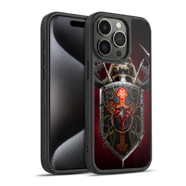 Tom Wood Fantasy Dragon Shield Gel Armour Case For Apple iPhone 15 Pro