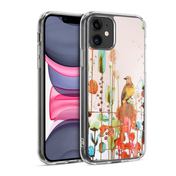 Sylvie Demers Birds 3 Gold Soft Gel Case for Apple iPhone 11