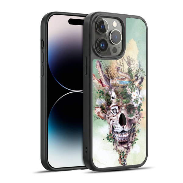 Riza Peker Skulls 5 Nature 3 Gel Armour Case For Apple iPhone 14 Pro Max