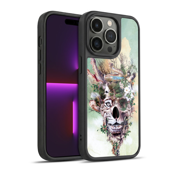 Riza Peker Skulls 5 Nature 3 Gel Armour Case For Apple iPhone 14 Pro