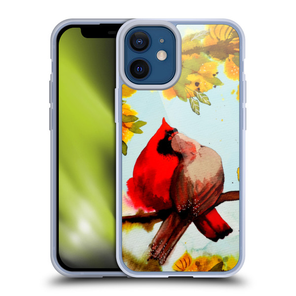 Sylvie Demers Birds 3 Love Soft Gel Case for Apple iPhone 12 Mini & MagSafe