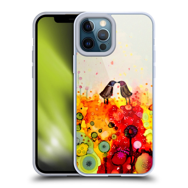 Sylvie Demers Birds 3 Couples Soft Gel Case for Apple iPhone 12 Pro Max & MagSafe