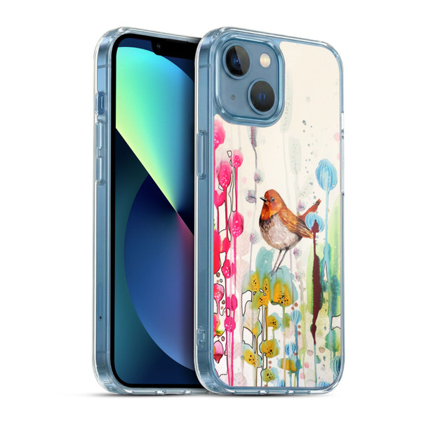 Sylvie Demers Birds 3 Sienna Soft Gel Case for Apple iPhone 13 Mini & MagSafe