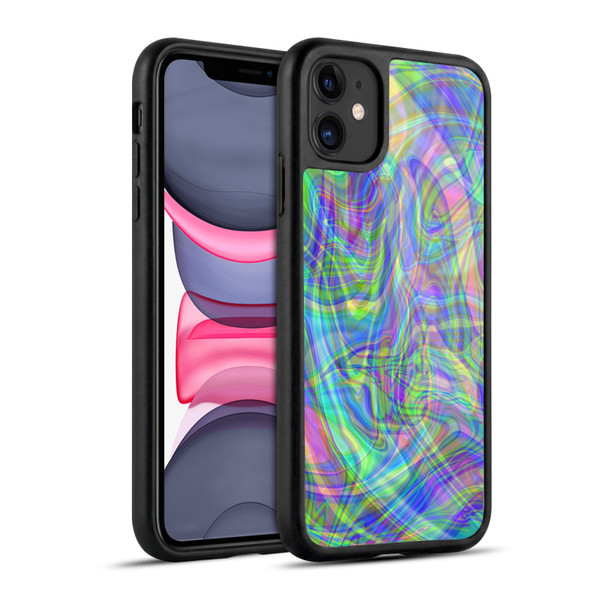 Suzan Lind Colours & Patterns Iridescent Abstract Gel Armour Case For Apple iPhone 11