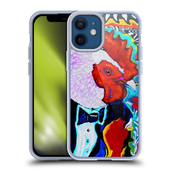 Mad Dog Art Gallery Animals Rooster Soft Gel Case for Apple iPhone 12 Mini & MagSafe