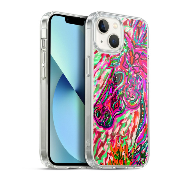 Mad Dog Art Gallery Animals Stallion Soft Gel Case for Apple iPhone 13