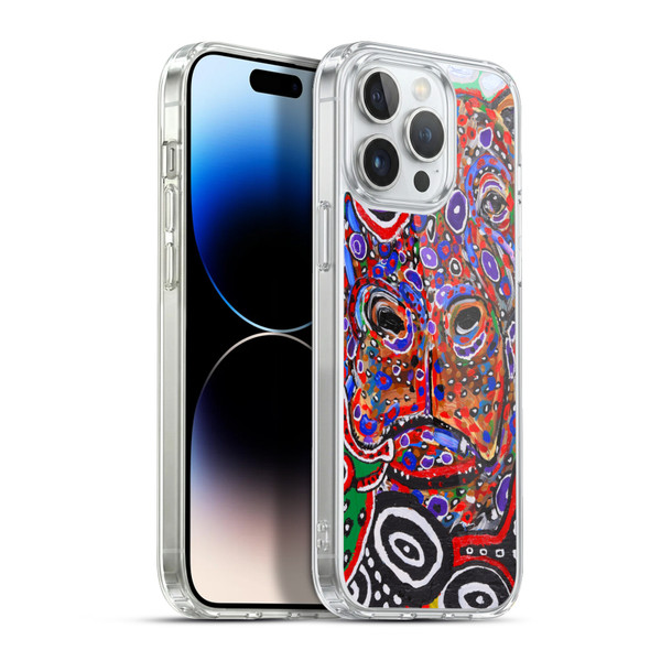 Mad Dog Art Gallery Animals Hippo Soft Gel Case for Apple iPhone 13 Pro Max & MagSafe