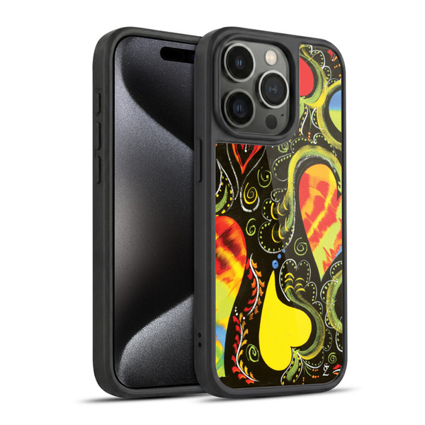 Suzan Lind Colours & Patterns Love Dance Gel Armour Case For Apple iPhone 15 Pro