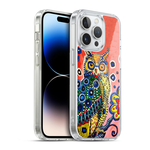 Mad Dog Art Gallery Animals Owl Soft Gel Case for Apple iPhone 13 Pro & MagSafe