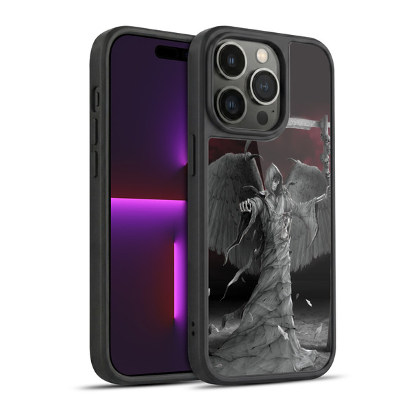 Vincent Hie Skulls Time Is Up Gel Armour Case For Apple iPhone 14 Pro