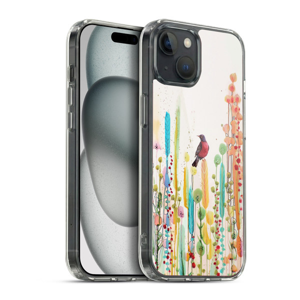 Sylvie Demers Birds 3 Scarlet Soft Gel Case for Apple iPhone 15 Plus & MagSafe