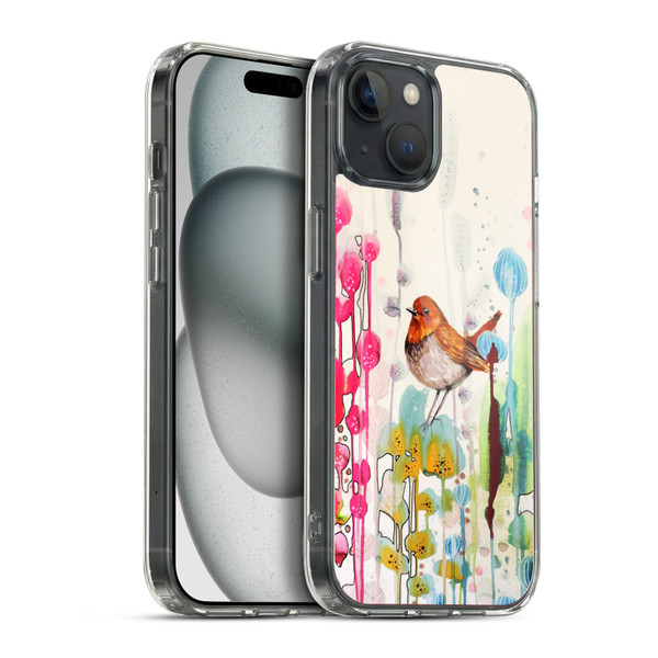 Sylvie Demers Birds 3 Sienna Soft Gel Case for Apple iPhone 15 Plus & MagSafe