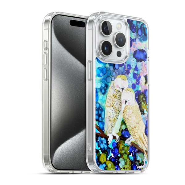 Sylvie Demers Birds 3 Owls Soft Gel Case for Apple iPhone 15 Pro & MagSafe