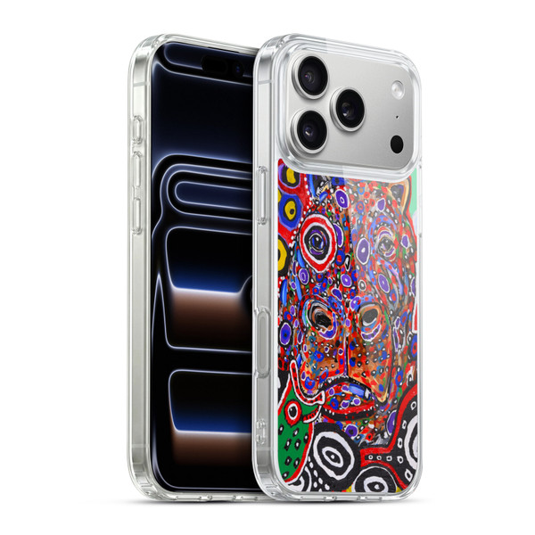 Mad Dog Art Gallery Animals Hippo Soft Gel Case for Apple iPhone 17 Pro Max