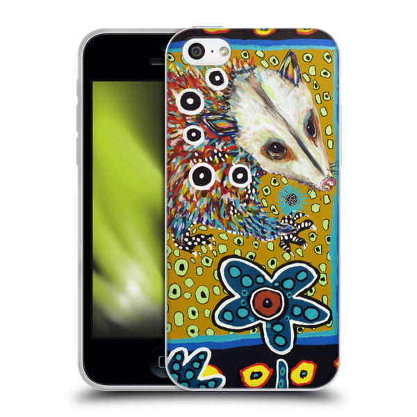 Mad Dog Art Gallery Animals Possum Soft Gel Case for Apple iPhone 5c