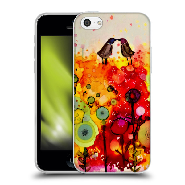 Sylvie Demers Birds 3 Couples Soft Gel Case for Apple iPhone 5c