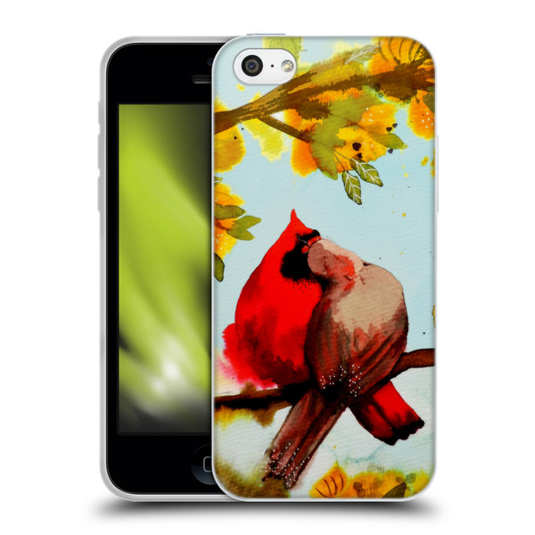 Sylvie Demers Birds 3 Love Soft Gel Case for Apple iPhone 5c