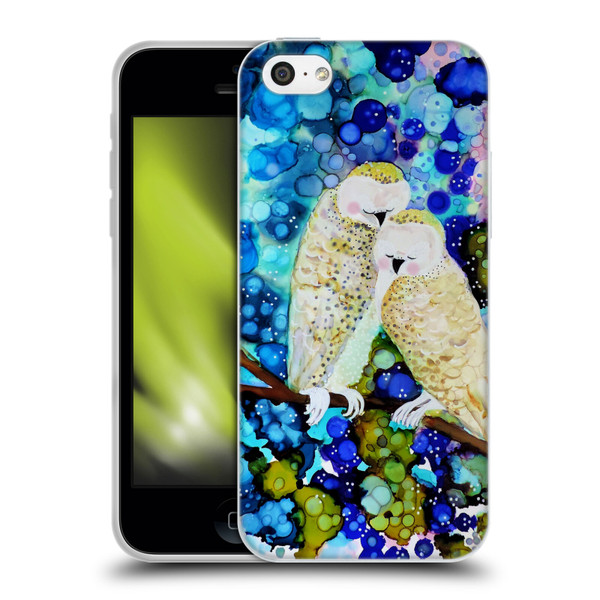 Sylvie Demers Birds 3 Owls Soft Gel Case for Apple iPhone 5c